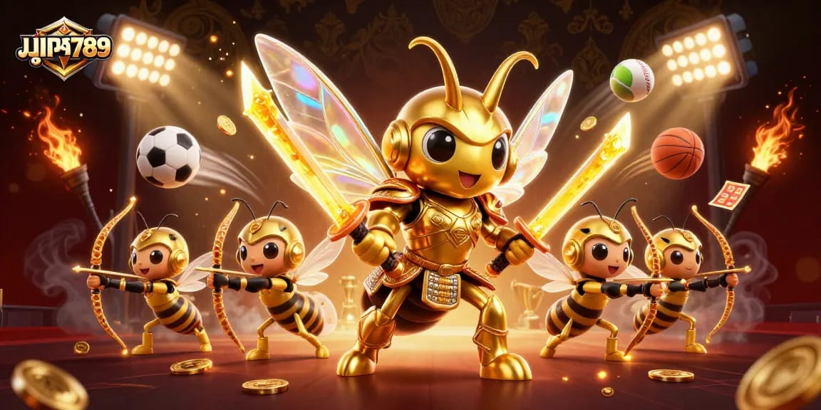 Experience thrilling lottery excitement with มูเตลู789, where golden hornets and dynamic sports elements unite.