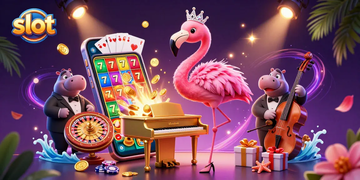 Jelajahi slot gacor dengan visual warna-warni dari mesin slot dan kasino yang memikat.