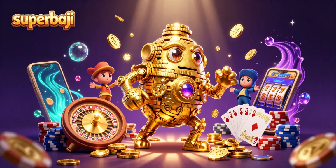 Experience the thrill of superbaji with a vibrant casino golem scene featuring dynamic casino elements.