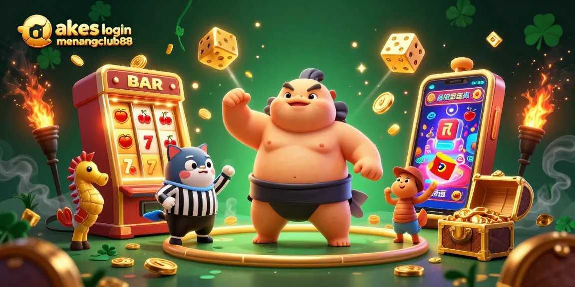 Experience thrilling gameplay at akses login menangclub88 with vibrant slot machines and dynamic casino action.