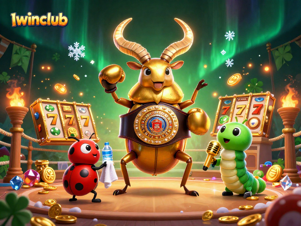 Iwinclub illuminates the gaming universe with dynamic characters in a vibrant casino setting