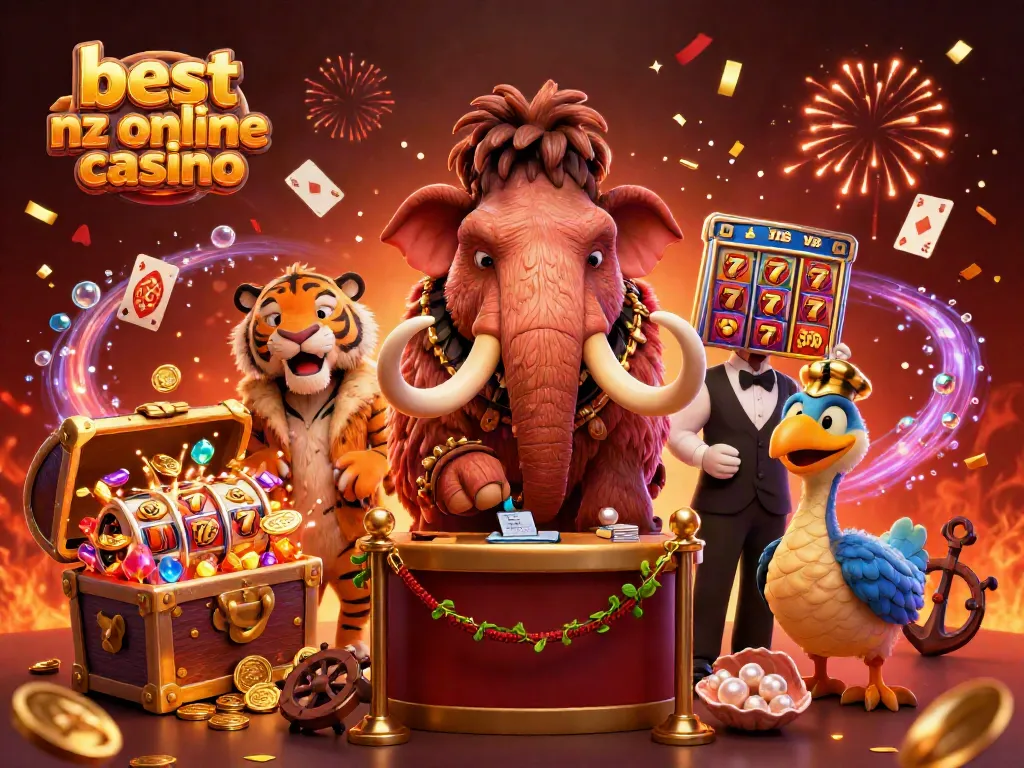 Experience the excitement of the best NZ online casino with vibrant 3D characters and dynamic gaming elements.