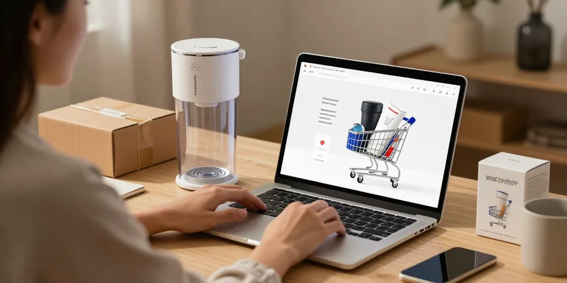 Waterdrop 40 Cup Dual Filter Dispenser for online shopping and product reviews, best deals on e-commerce platforms.