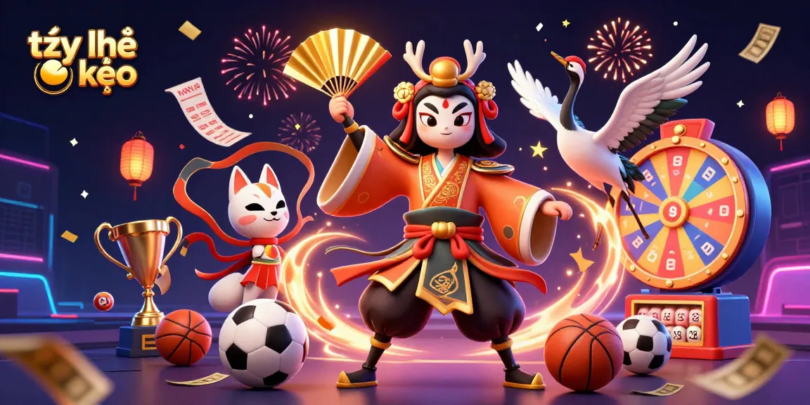 Engage with tỷ lệ kèo sports betting insights through vibrant characters and dynamic betting elements.