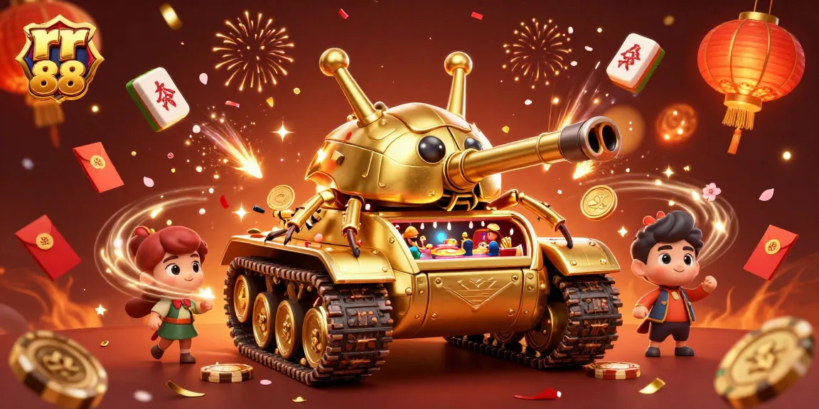 Experience rr 88 with a golden beetle tank casino showcasing festive elements and dynamic gaming action.