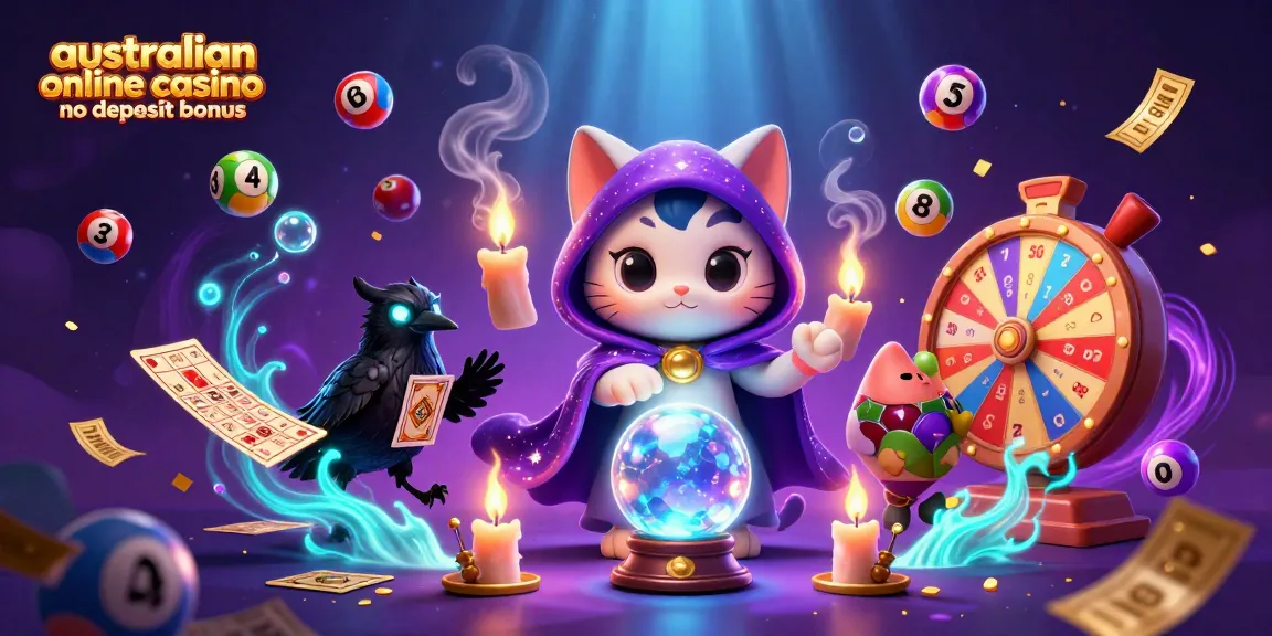 Engage with australian online casino no deposit bonus using unique characters in a vibrant casino scene