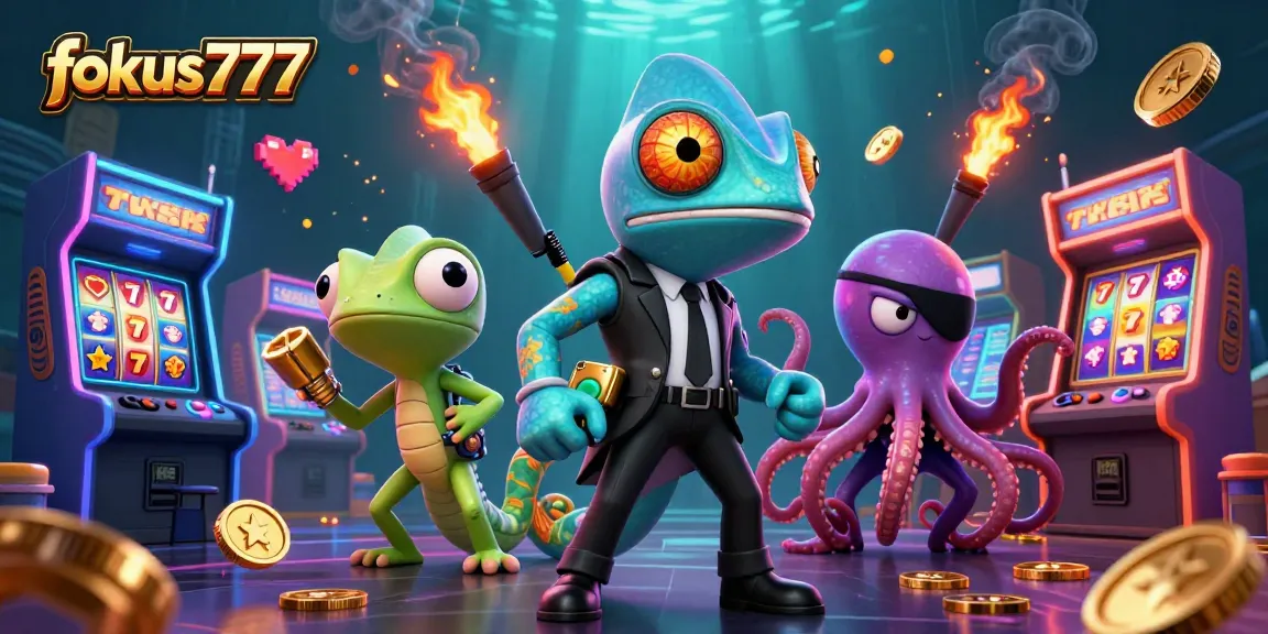 Play games and win with fokus777's exciting arcade slots and dynamic characters!