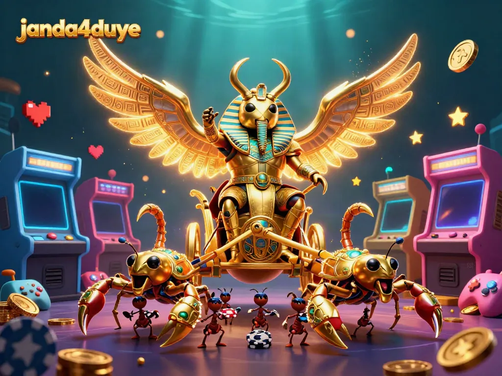 Mainkan game slot dengan janda4duye dalam gambar ilustrasi kasino digital!