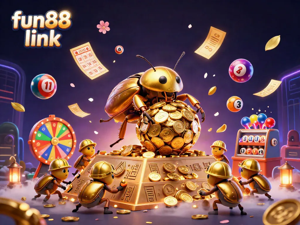 Experience the excitement of fun88 link with vibrant casino elements and dynamic imagery.