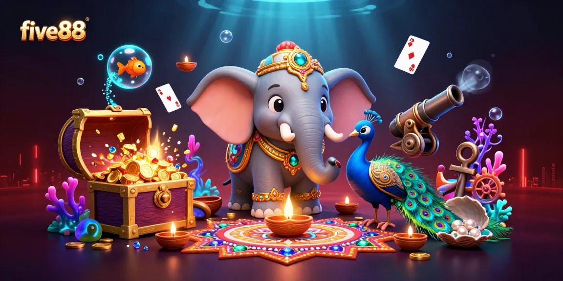 Experience an exciting game at five88 with vibrant features and dynamic casino elements.