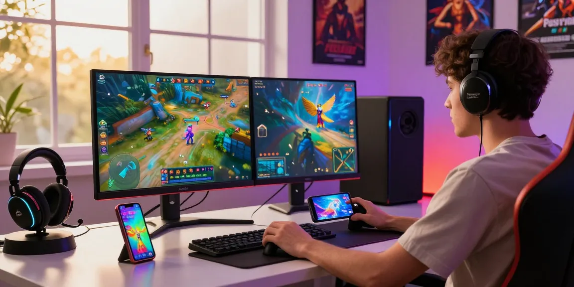 Pussy888 Download on mobile devices at an engaging gaming setup.