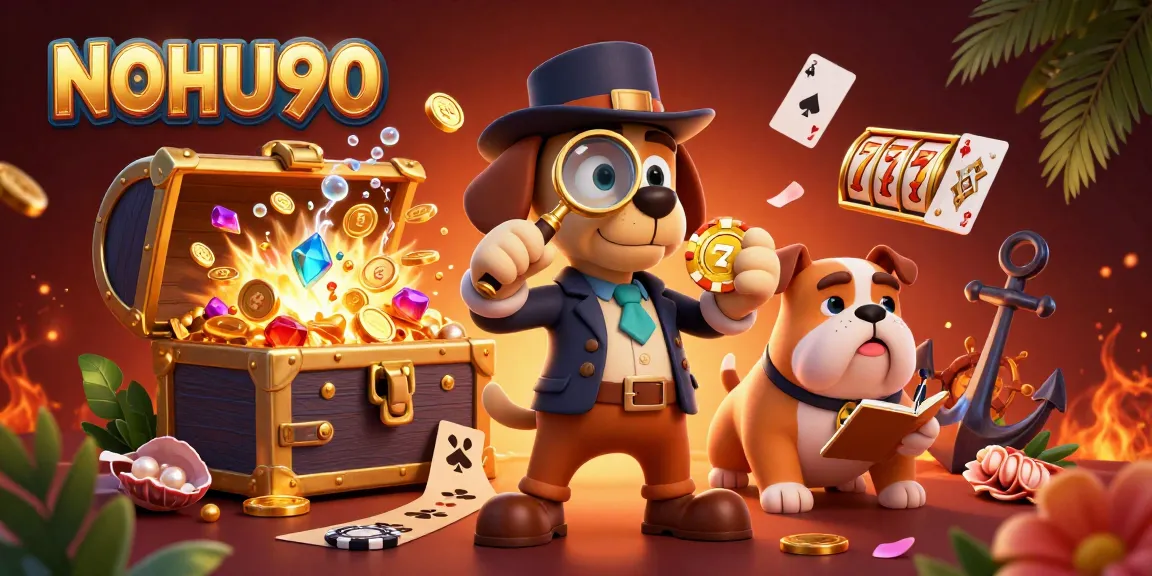 Experience thrilling slots with NOHU90 featuring explosive treasures and engaging 3D characters.