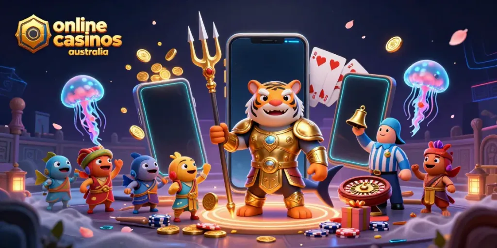 Experience thrilling action in online casinos Australia with vibrant 3D gaming elements.