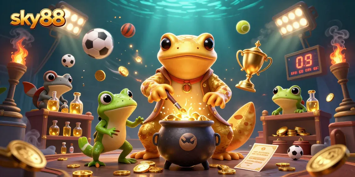 Experience thrilling gameplay at sky88 with golden salamander alchemist and dynamic sports elements.