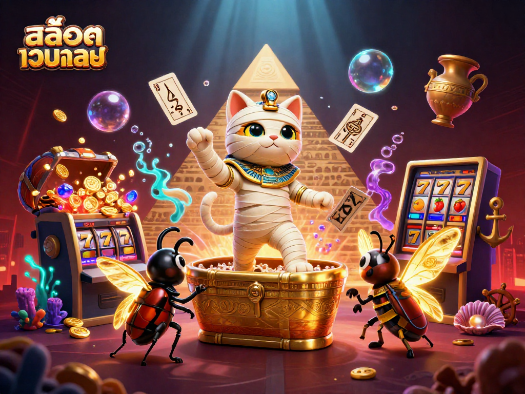 Play slots and win big at สล็อตเว็บตรง with an exciting 3D casino adventure.