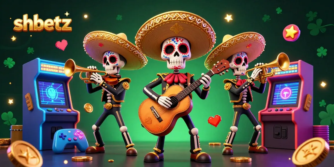 Experience the vibrant world of shbetz with a festive mariachi band in a colorful casino setting.