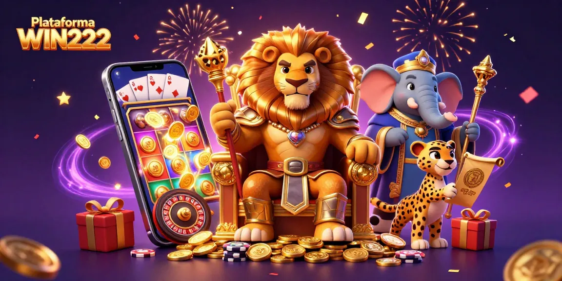 Engage with Plataforma WIN222 and win exciting rewards in a colorful casino atmosphere.