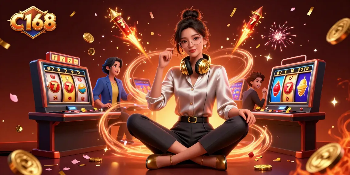 C168 engages players with vibrant 3D slots and festive elements for an electrifying gaming experience.