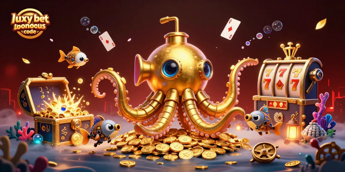 Engage with the luxy bet bonus code in this vibrant casino-themed 3D digital illustration.