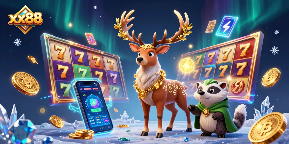 Experience exciting jackpots and vibrant games at xx88 with celestial characters and crypto elements.