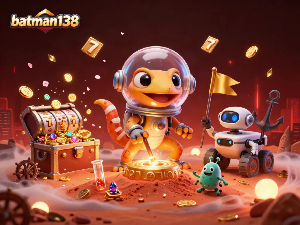 Join the fun at batman138 with Martian gecko and thrilling casino games packed with gold!