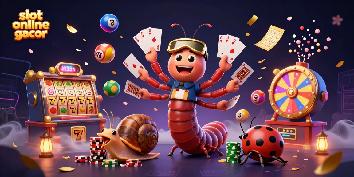 Mainkan slot online gacor dengan dealer kartun yang menarik dan simbol jackpot yang berkilauan.