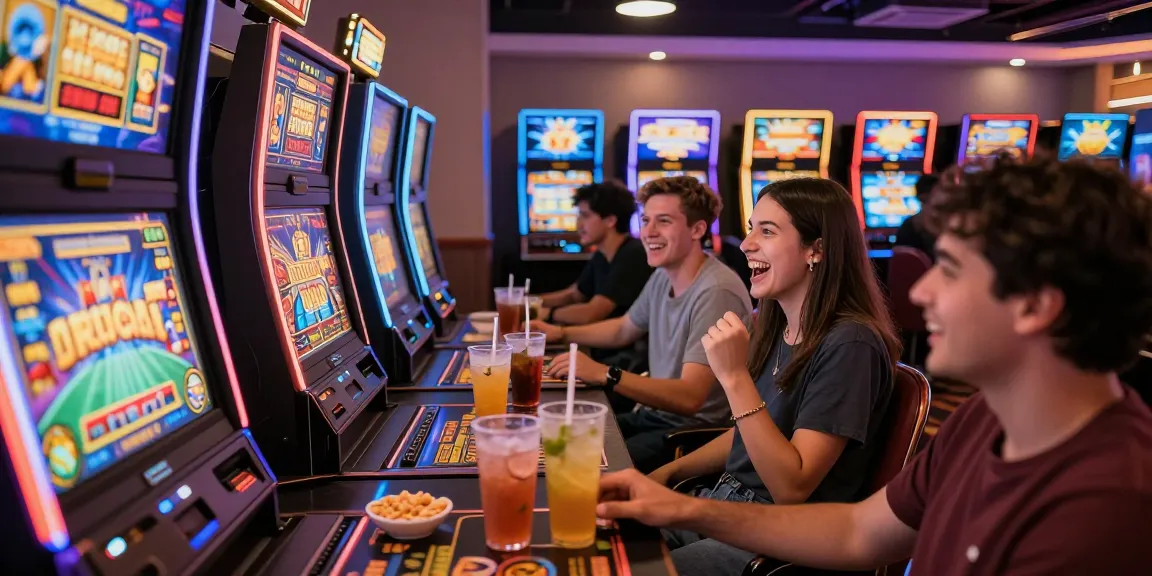 Slot permainan menarik dan suasana kasino online yang ceria di VEGAS123.