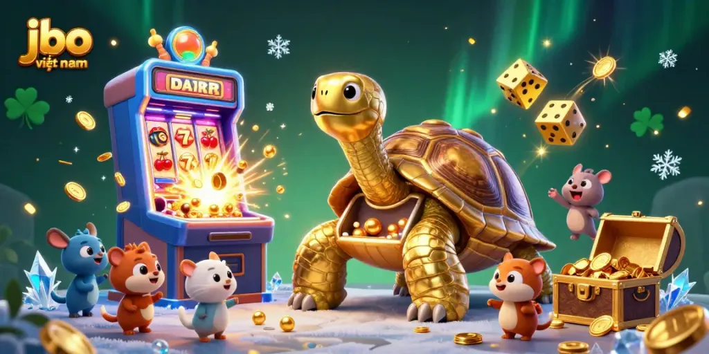 Experience exciting gaming opportunities at jbo việt nam with vibrant 3D casino illustration.