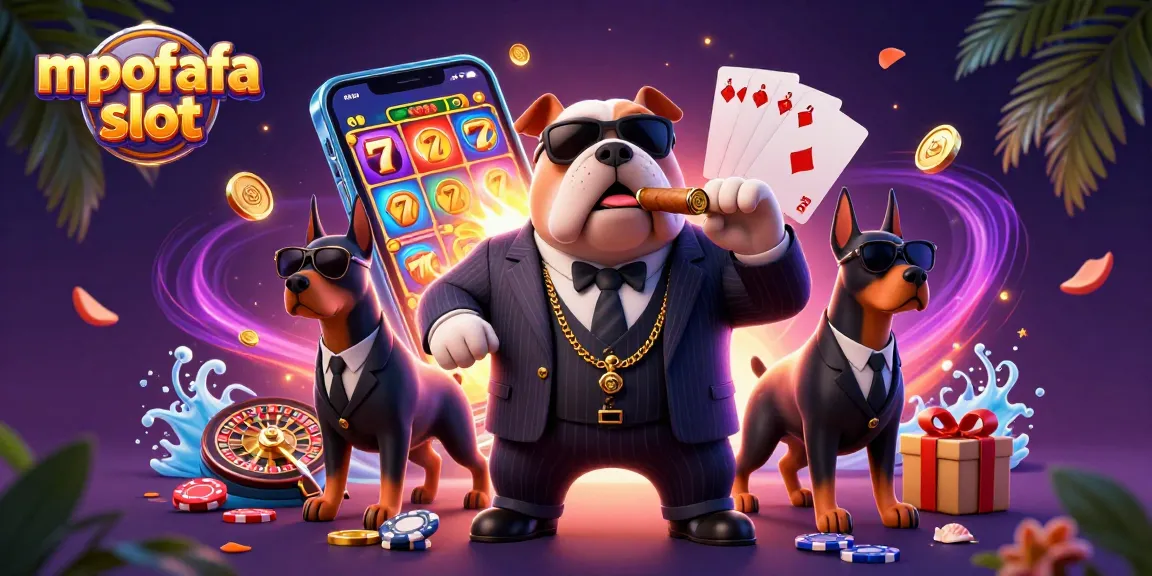 Win big at mpofafa slot with giant dog mascots and exciting gaming elements.
