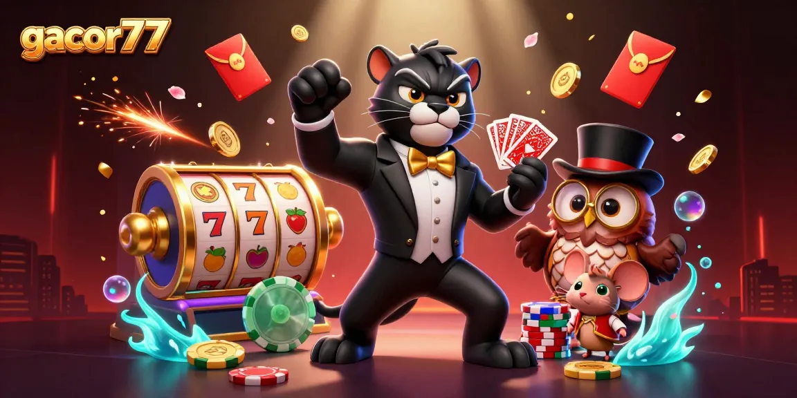 Gacor77, mainkan slot online dan dapatkan peluang menang besar dengan gambar yang cerah dan menarik.
