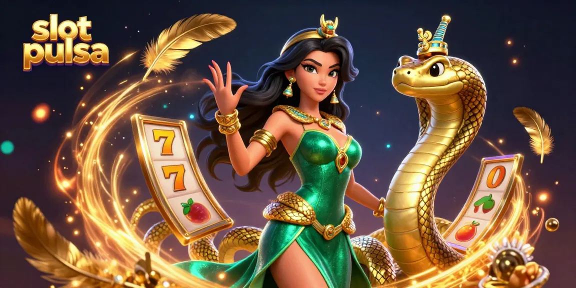Rasakan aksi slot pulsa yang mendebarkan dengan karakter yang menawan dan elemen kasino yang cerah.