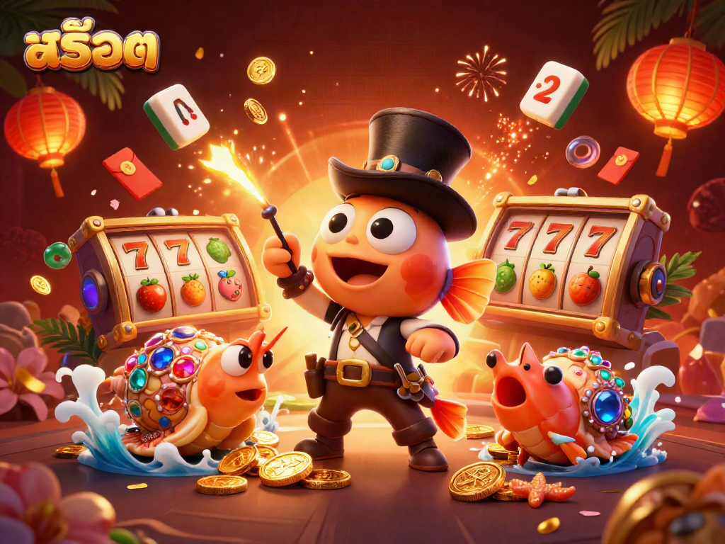 Spin and win with สล็อต in this vibrant 3D casino-themed deep-sea adventure