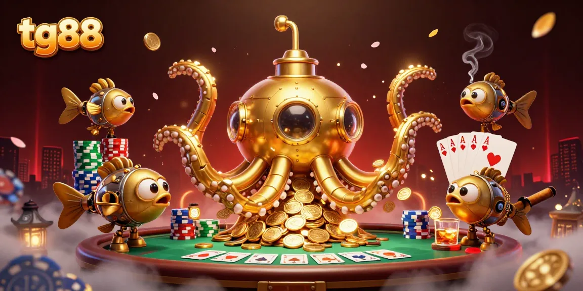Experience thrilling gameplay with tg88 at a vibrant casino scene filled with epic characters and rich game elements.