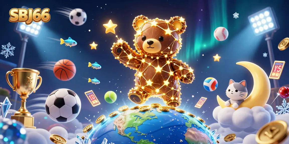 SBJ66's dynamic online gaming experience with cosmic characters and lively sports elements.