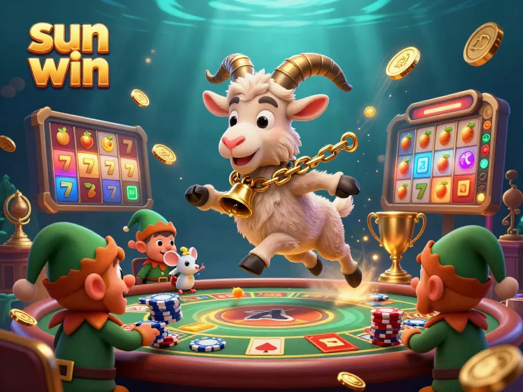 Experience the thrill at the sun win casino with playful characters and dynamic gaming elements.