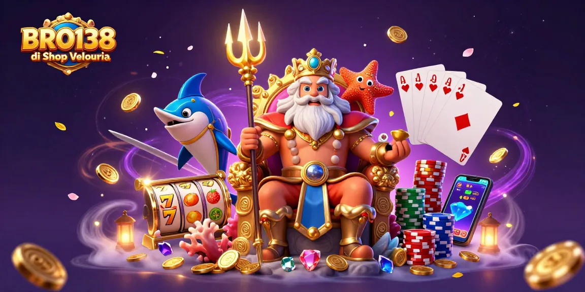 Play thrilling games at BRO138 di Shop Velouria with vibrant slot reels and exciting bonuses.