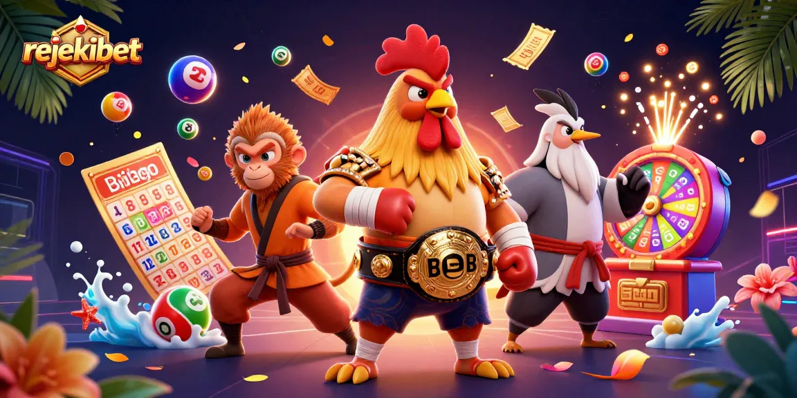 Experience rejekibet's vibrant gaming action with dynamic characters and thrilling casino elements.