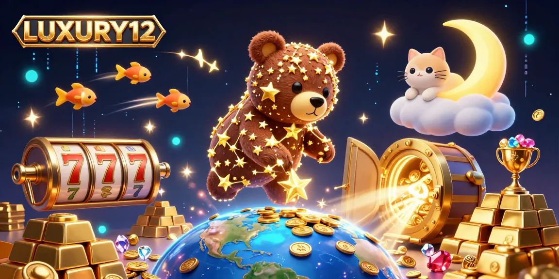 LUXURY12 offers players an engaging slot experience with golden treasures and vibrant casino elements.
