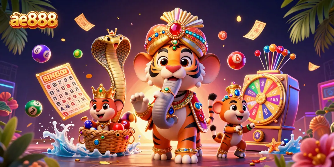 Experience thrilling games at ae888 with vibrant lottery elements and 3D casino excitement.