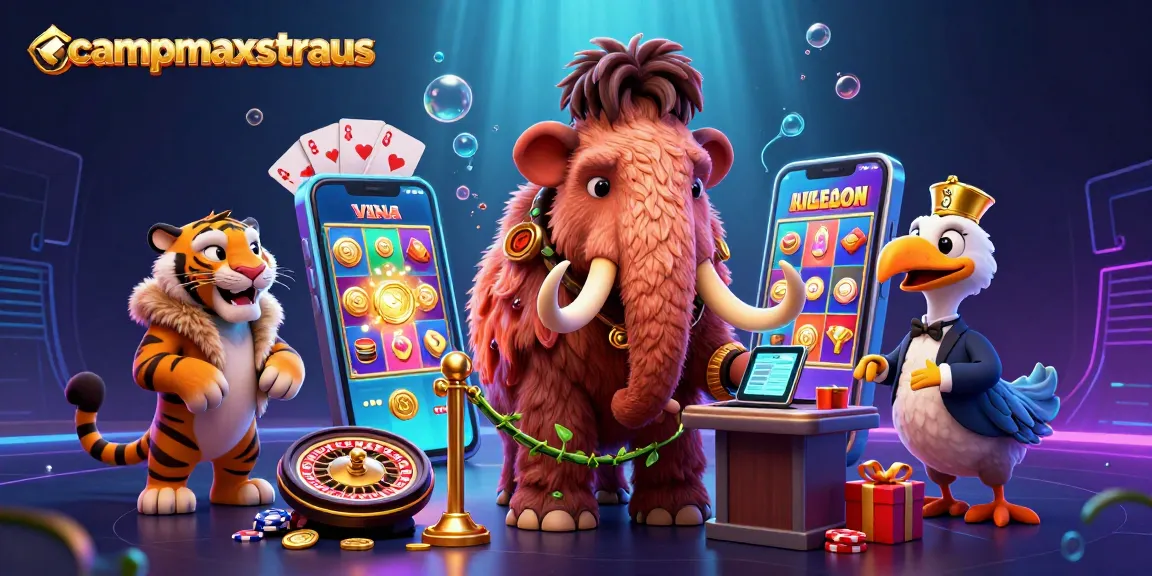 Menggali kesenangan di campmaxstraus dengan karakter kasino yang unik dan permainan slot seru.