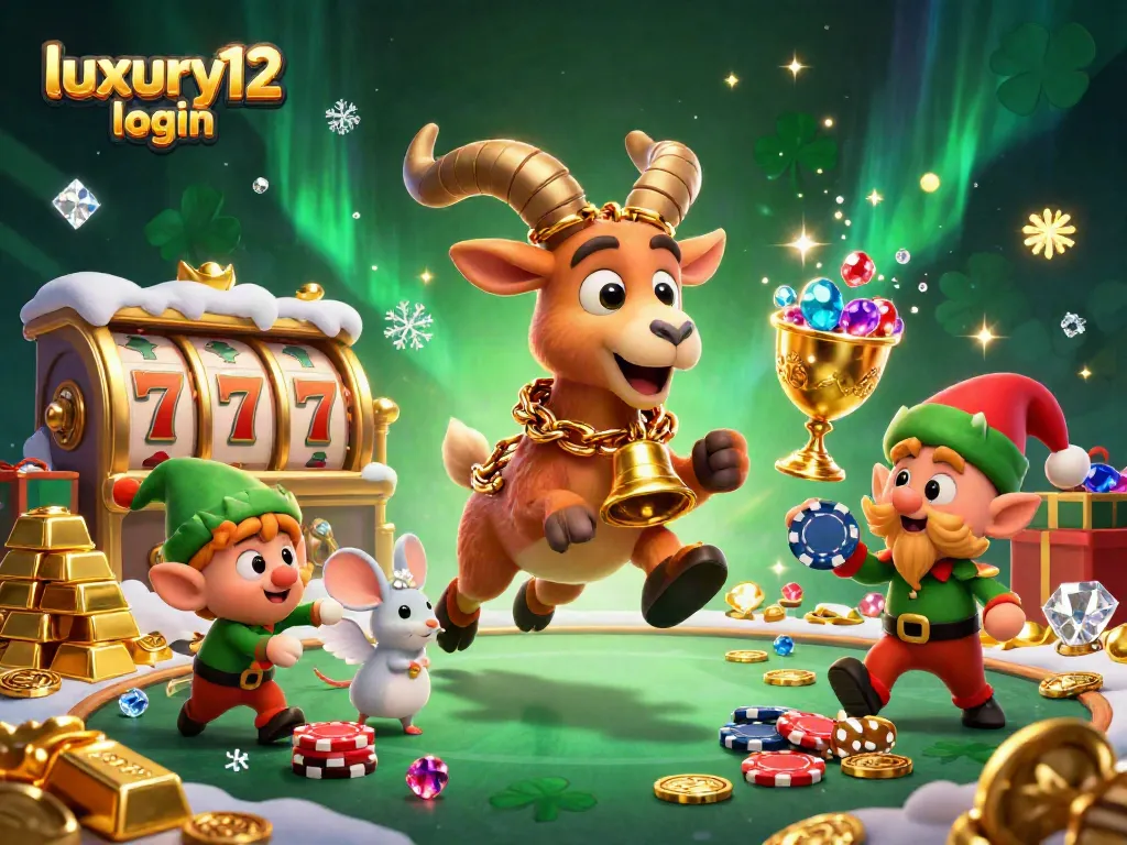 Login luxury12 untuk bermain di kasino dengan Krampus meriah dan suasana seru.