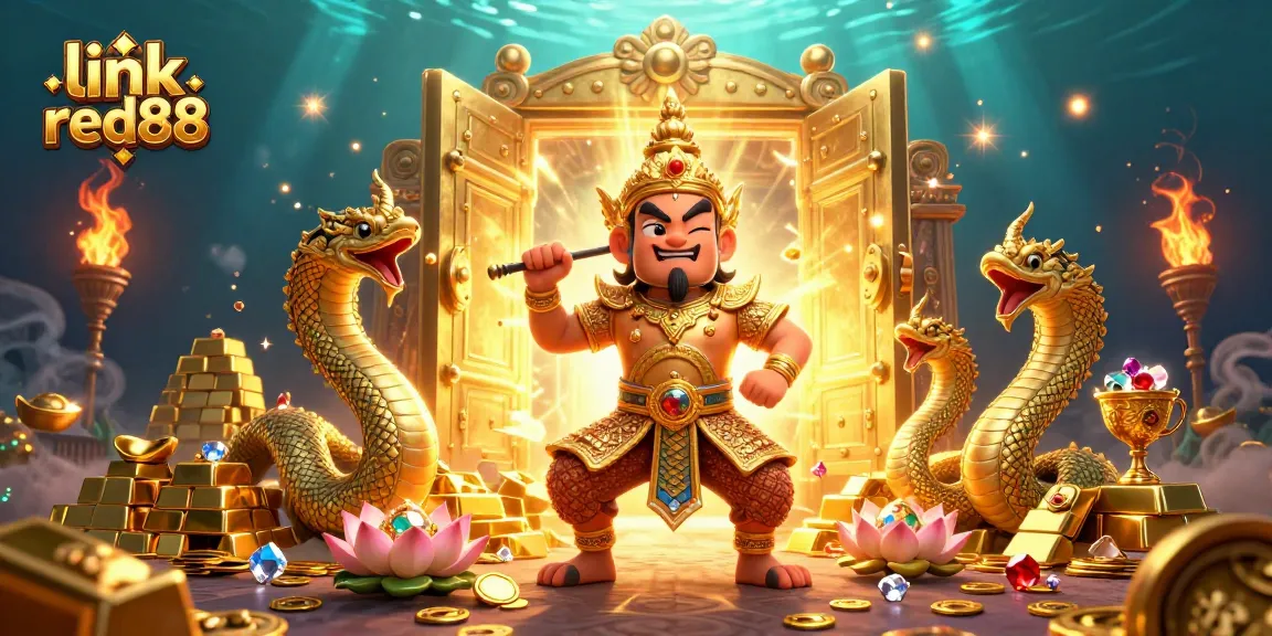 Experience thrilling gaming with link red88 amidst treasures and winning potential in this vibrant casino scene.