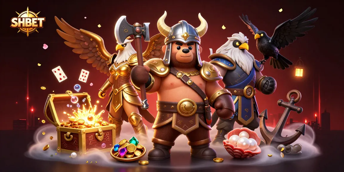 Experience thrilling gameplay at SHBET with dynamic 3D casino elements and engaging characters.