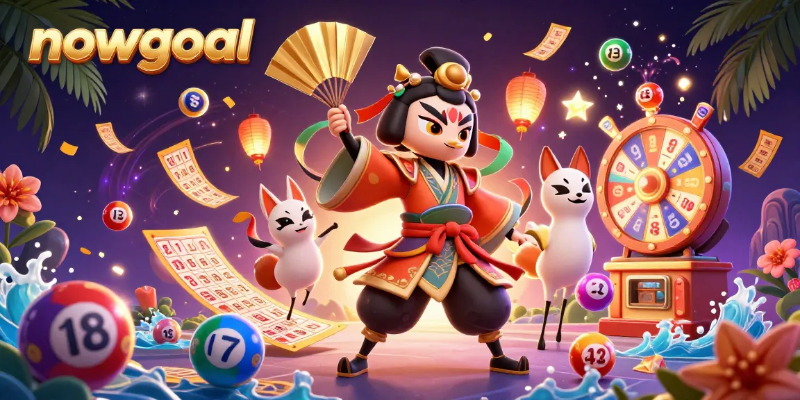 Bet on exciting outcomes with nowgoal's live lottery gaming, featuring vibrant elements and dynamic action.