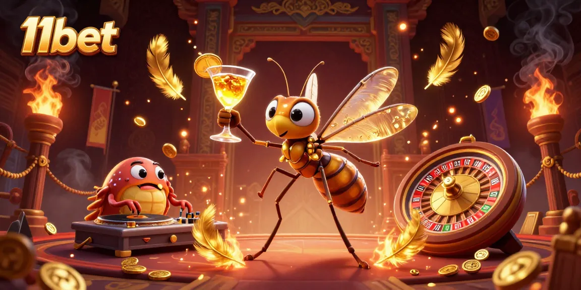 Experience thrilling action at 11bet with unique casino characters and dynamic gaming elements.
