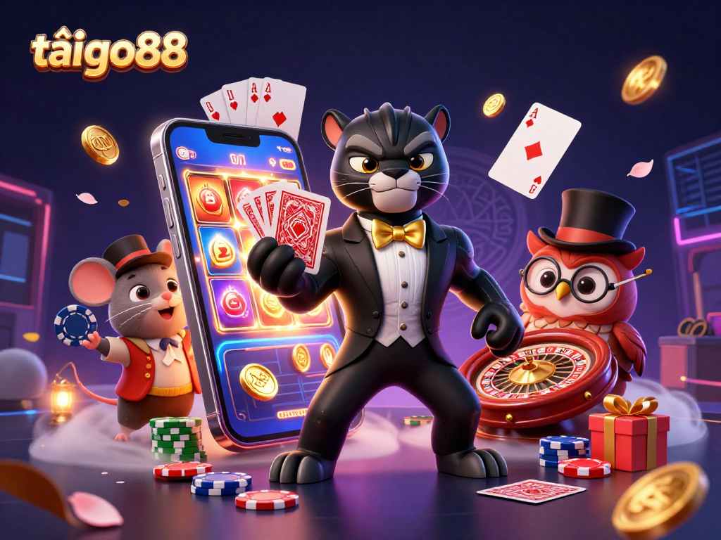 Play exciting games at tải go88 with colorful slots, cards, and vibrant casino atmosphere.