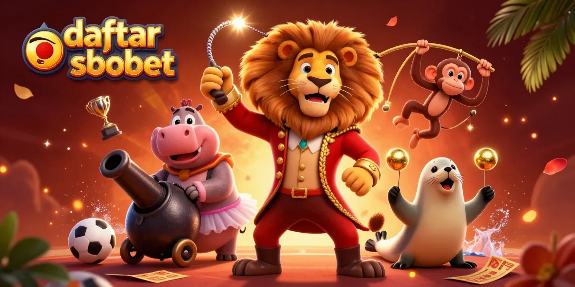 Experience thrilling betting action with daftar sbobet through our vibrant 3D casino illustration showcasing energetic characters.