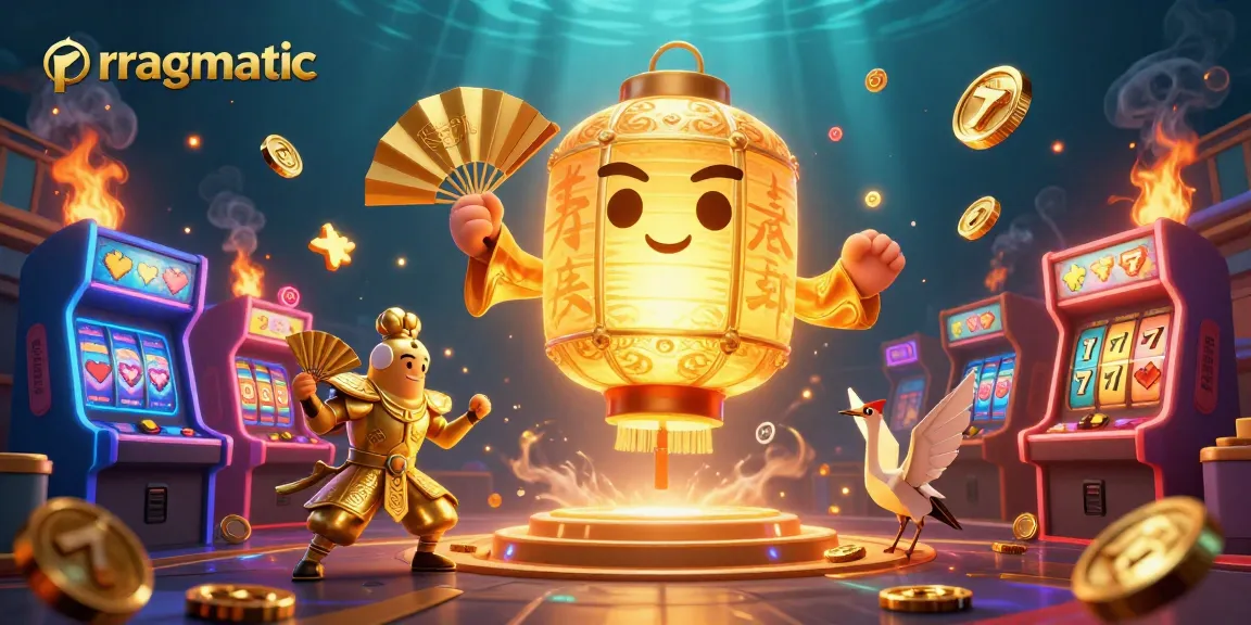 Engage with pragmatic slot machines and dynamic casino elements in an immersive gaming scene.